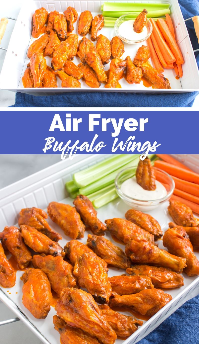 Air Fryer Buffalo Wings via @familyfresh