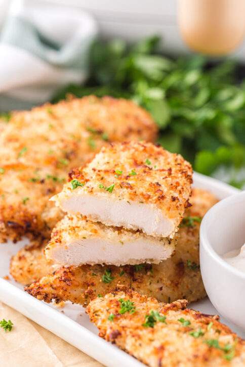 Air Fryer Ranch Chicken on a plate