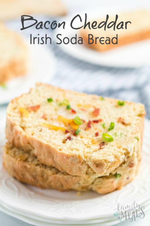 Bacon Cheddar Irish Soda Bread Recipe - Family Fresh Meals