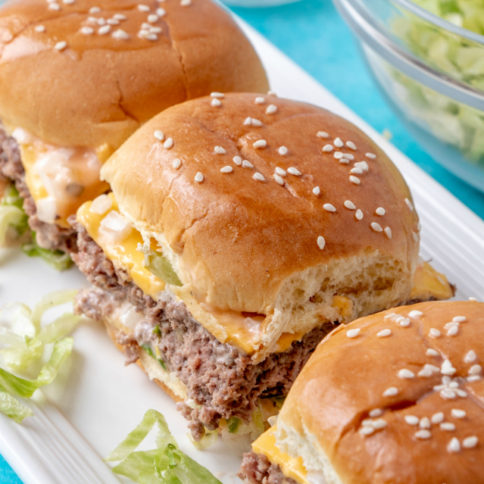 Big Mac Sliders - Family Fresh Meals Recipe