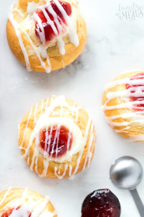 Cherry Cream Cheese Danish - Family Fresh Meals Recipe