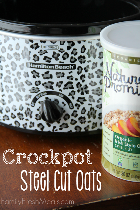 Crockpot Steel Cut Oats -- Family Fresh Meals