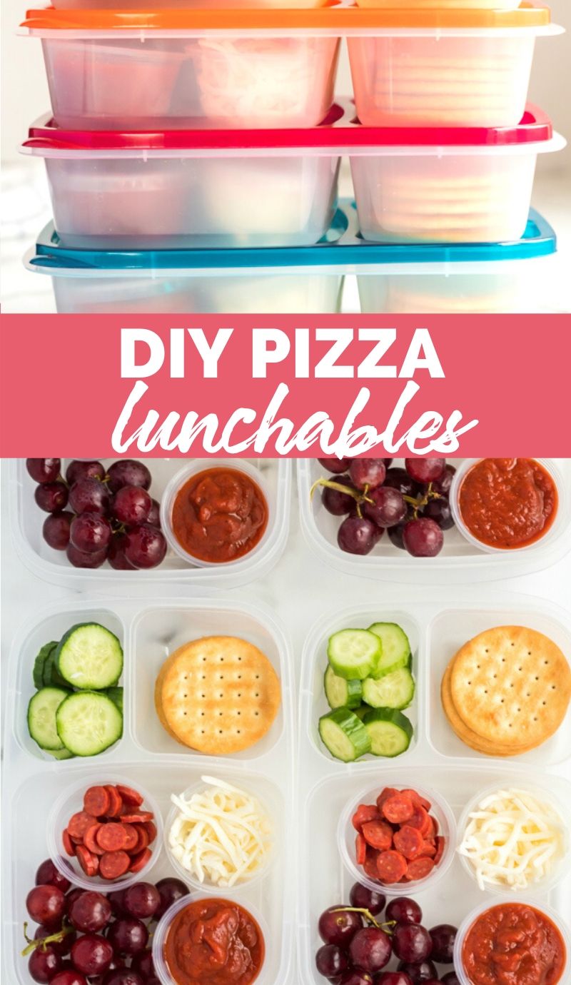 DIY Pizza Lunchable Lunchbox Idea via @familyfresh