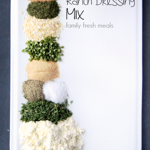 DIY Homemade Ranch Dressing Mix - FamilyFreshMeals.com