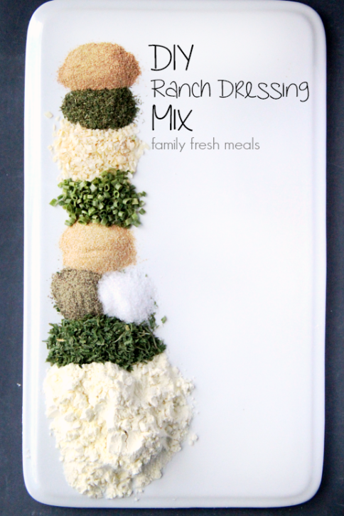 DIY Homemade Ranch Dressing Mix - FamilyFreshMeals.com