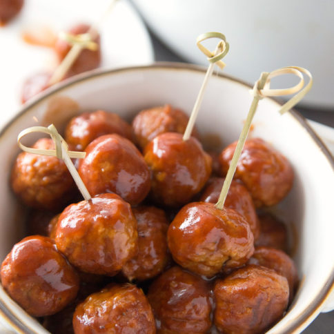 Dr. Pepper Crockpot Meatballs - Family Fresh Meals