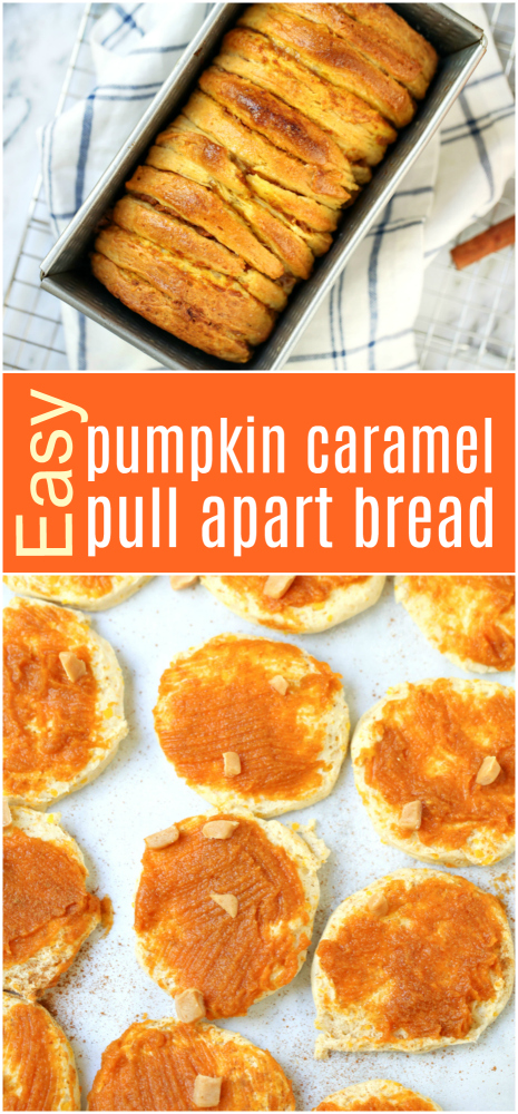 Easy Pumpkin Caramel Pull Apart Bread Recipe - Family Fresh Meals