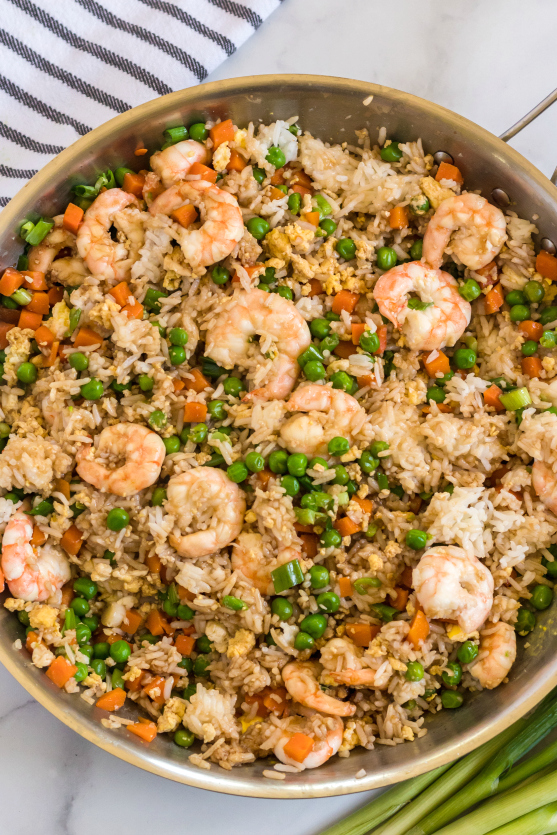 Easy Shrimp Fried Rice Recipe - Family Fresh Meals