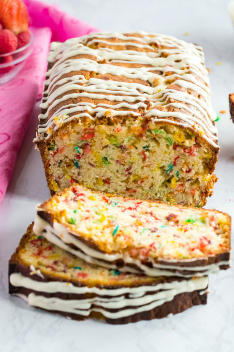 Fruity Pebbles Breakfast Bread Recipe - Family Fresh Meals