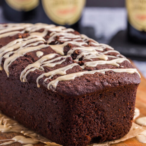 Guinness Chocolate Bread on a cutting board