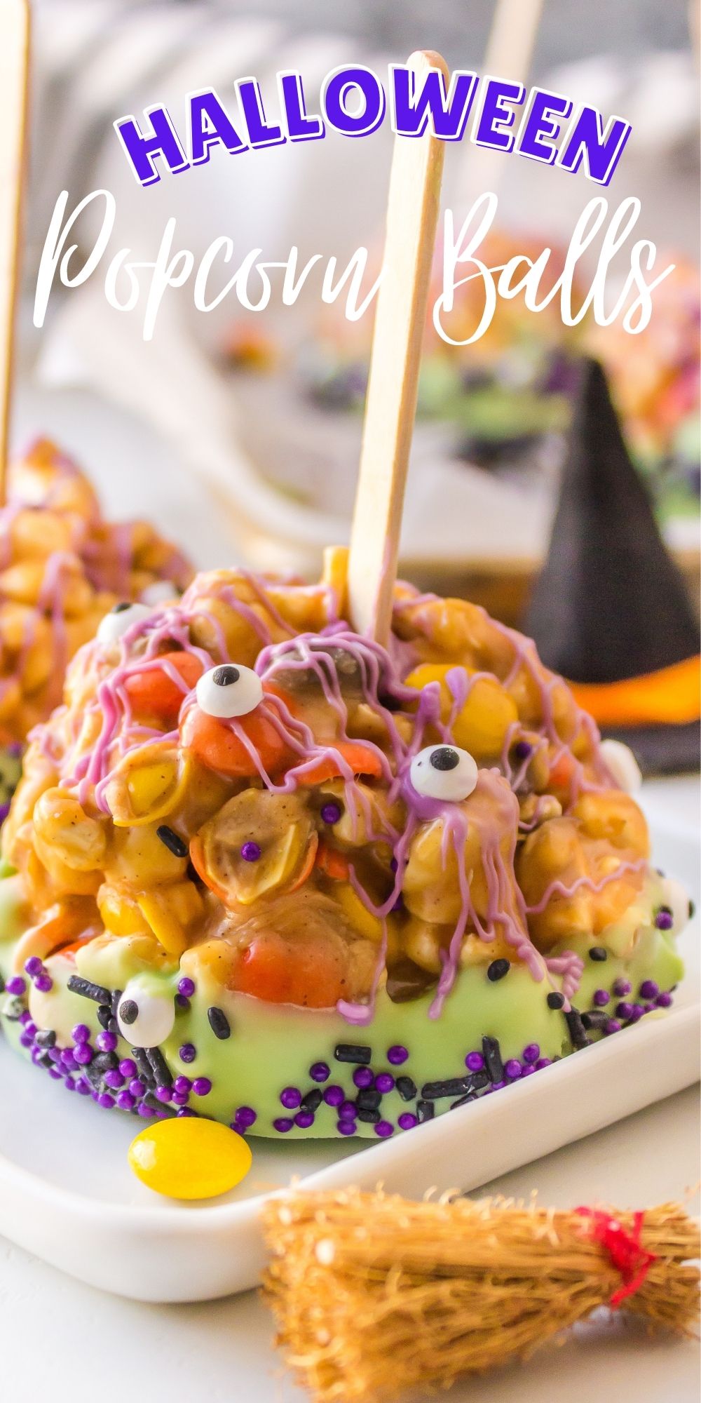 Halloween Popcorn Balls recipe from Family Fresh Meals via @familyfresh