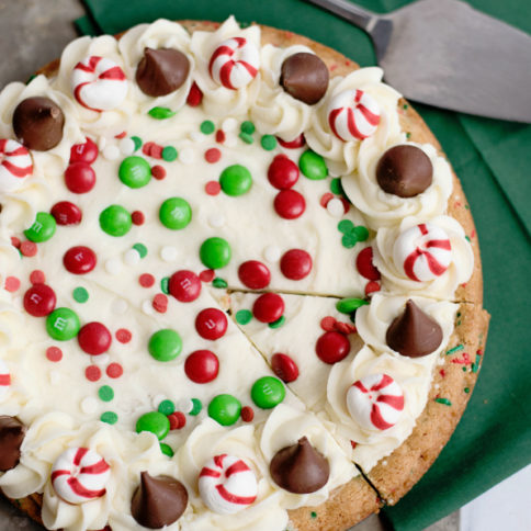 Holiday Sugar Cookie Cake Recipe -- Family Fresh Meals