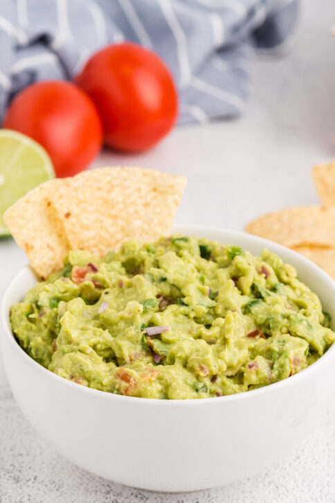 Homemade Guacamole in a bowl