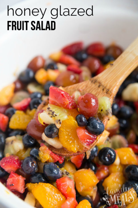 Honey Glazed Fruit Salad - Family Fresh Meals Recipe