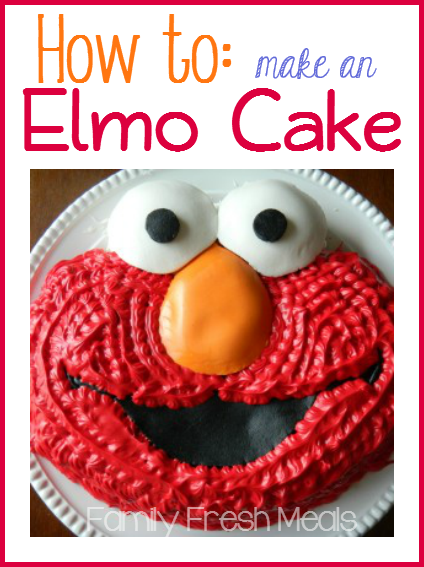 How to make an Elmo Cake - Family Fresh Meals