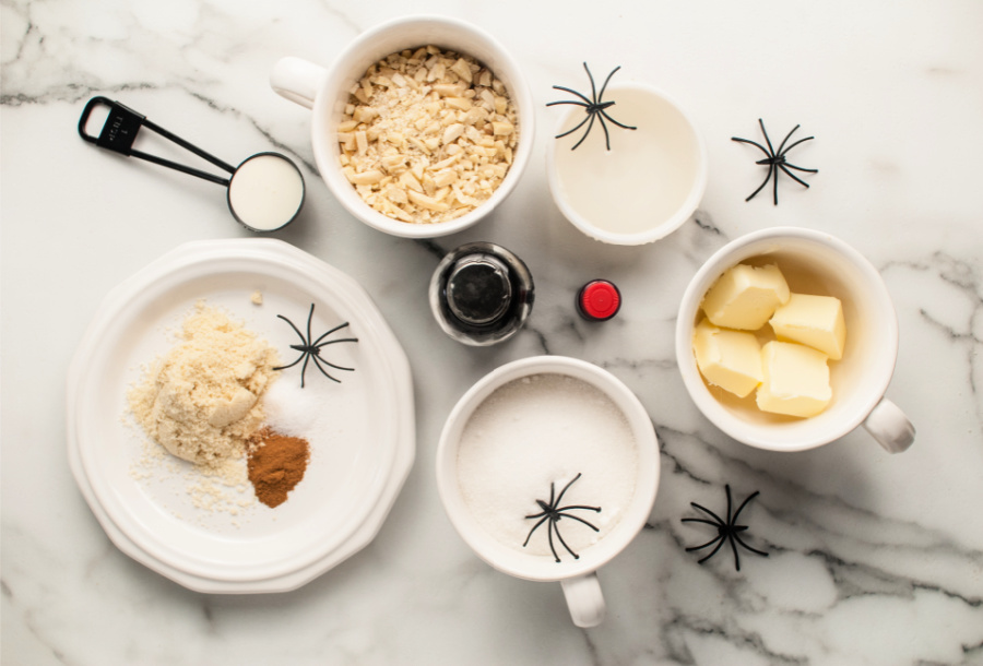 Ingredients for cookies