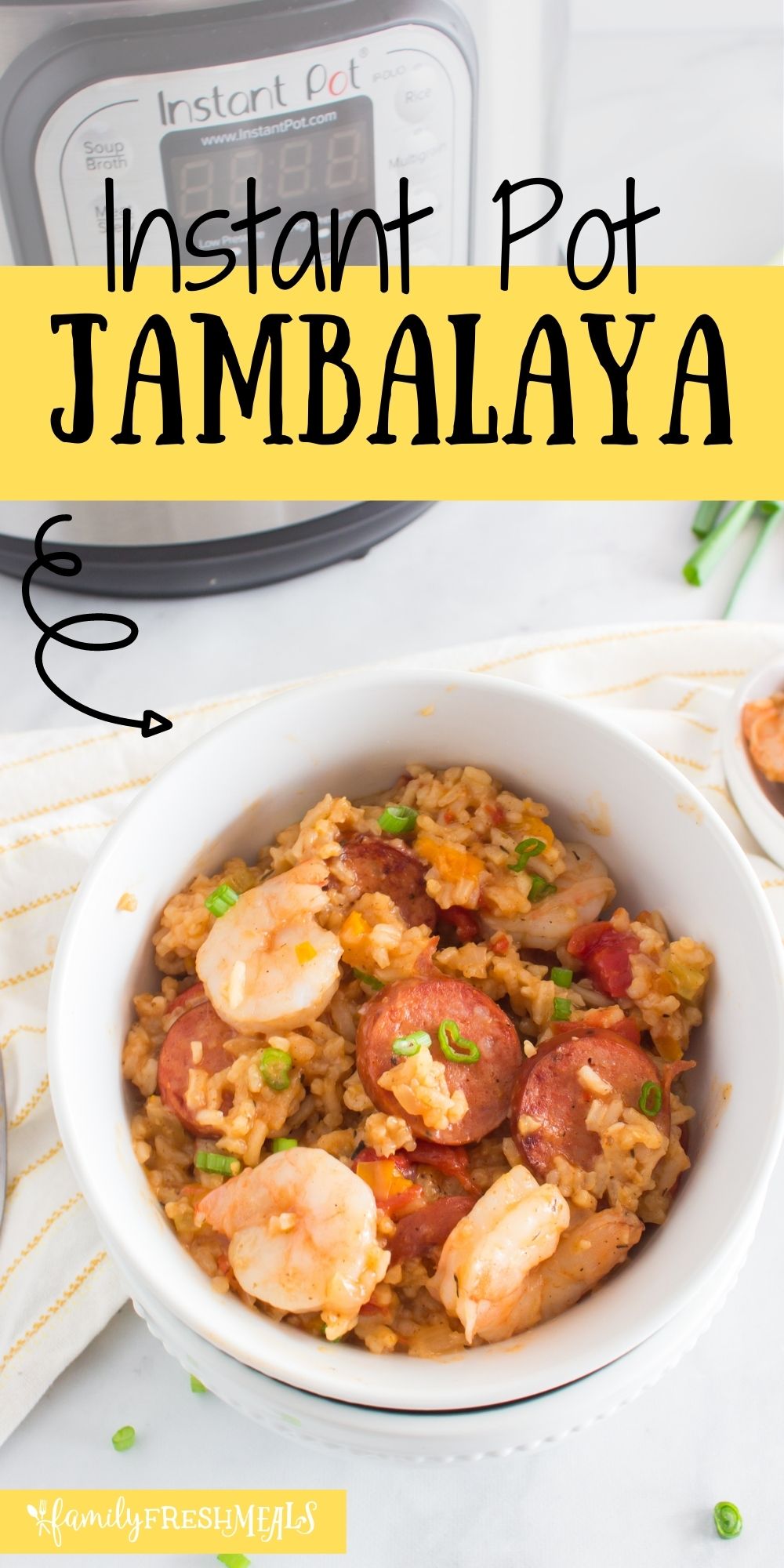 Who’s in the mood for a little Cajun cookin’? This Instant Pot Jambalaya is a classic Louisiana stew made easy in your kitchen! via @familyfresh