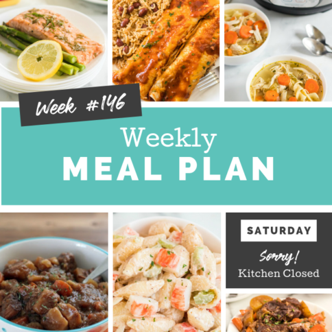 Easy Weekly Meal Plan Week 146 - Family Fresh Meals