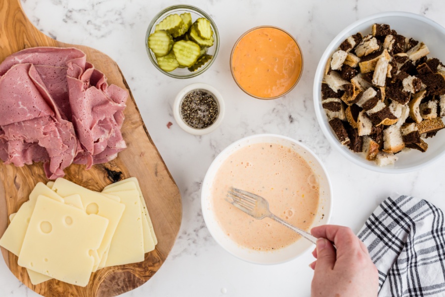 ingredients for reuben casserole 