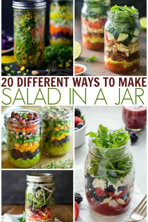 20 Salad In A Jar Ideas