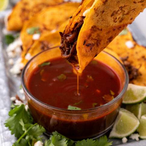 Slow Cooker Birria Tacos