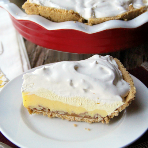 Triple Layer Eggnog Pie --- FamiyFreshMeals.com