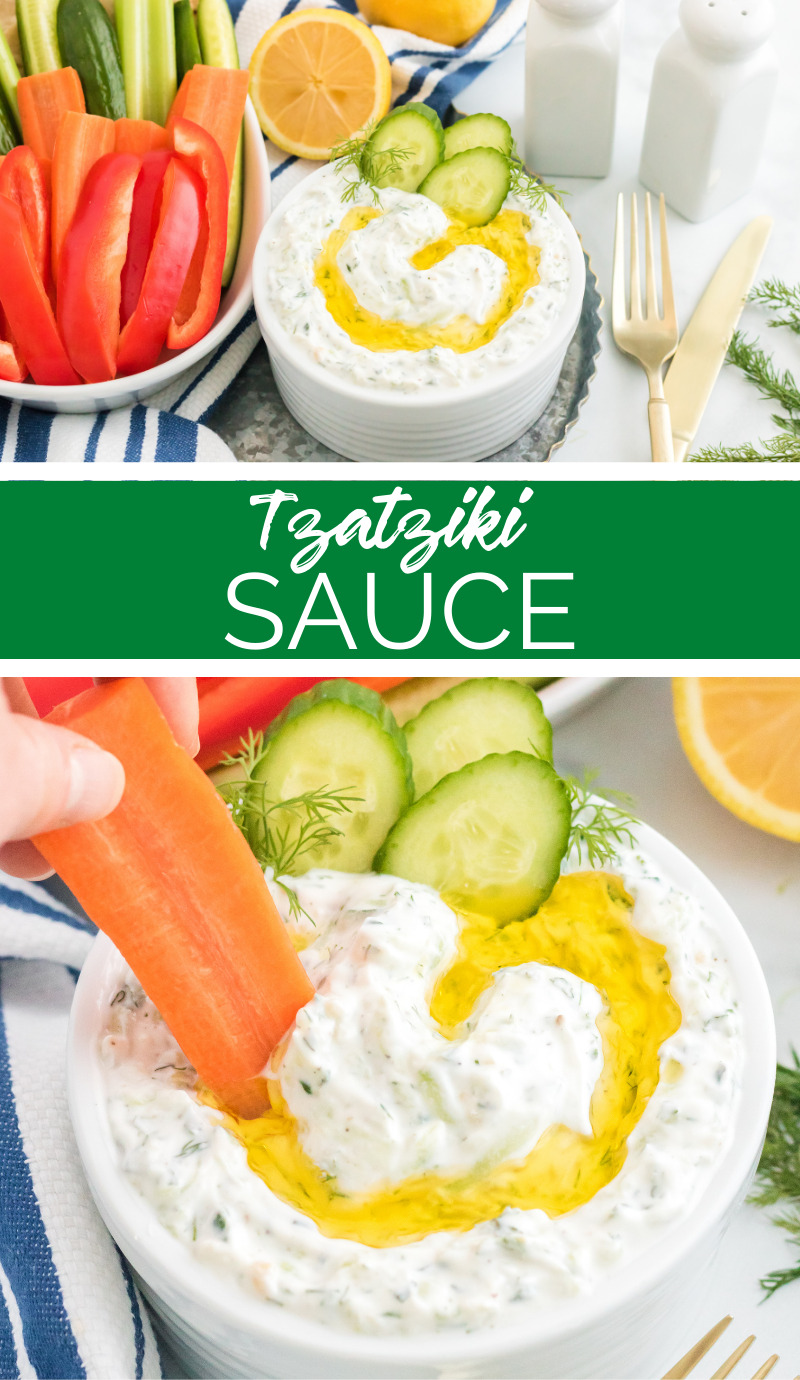 This Creamy Tzatziki Sauce is a must-try for anyone who loves Greek cuisine or simply enjoys a cool and refreshing dip. via @familyfresh