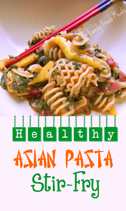 Healthy Asian Pasta Stir-Fry - FamiyFreshMeals.com